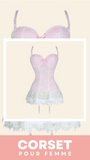 CORSET GUÊPIÈRE EN DENTELLE AVEC PORTE-JARRETELLES VALENTINA