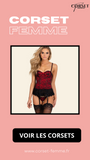 CORSET GUÊPIÈRE EN DENTELLE AVEC PORTE-JARRETELLES KENNEDI