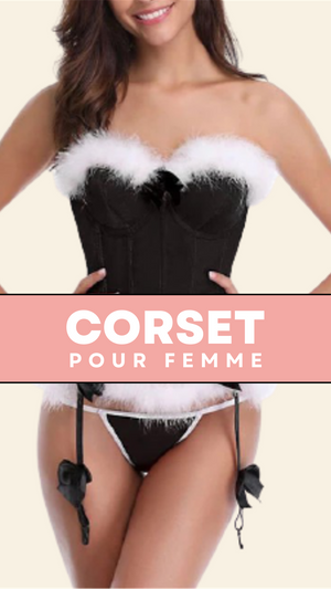 CORSET BUSTIER NOËL AVEC PORTE-JARRETELLES KIMBER