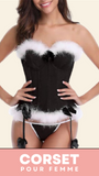 CORSET BUSTIER NOËL AVEC PORTE-JARRETELLES KIMBER