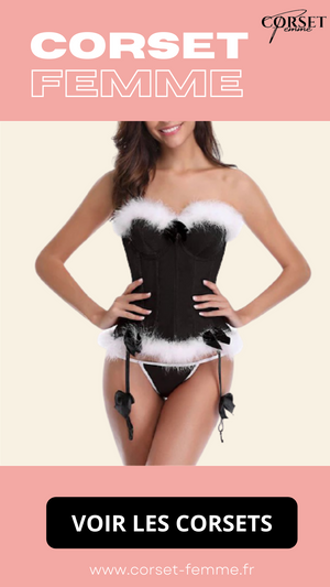 CORSET BUSTIER NOËL AVEC PORTE-JARRETELLES KIMBER