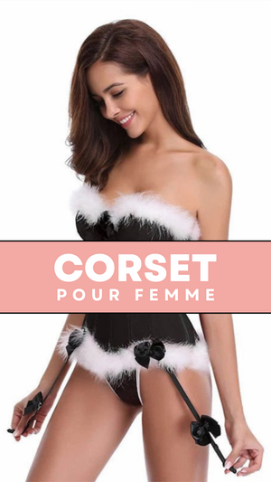 CORSET BUSTIER NOËL AVEC PORTE-JARRETELLES KIMBER