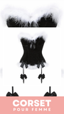 CORSET BUSTIER NOËL AVEC PORTE-JARRETELLES KIMBER