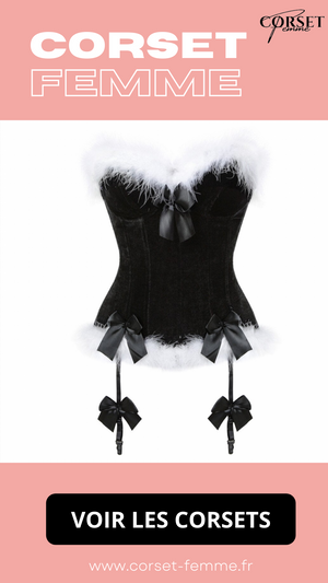 CORSET BUSTIER NOËL AVEC PORTE-JARRETELLES KIMBER
