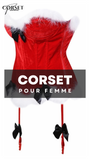 CORSET BUSTIER NOËL AVEC PORTE-JARRETELLES JAYCEE