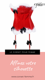 CORSET BUSTIER NOËL AVEC PORTE-JARRETELLES JAYCEE