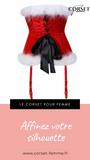 CORSET BUSTIER NOËL AVEC PORTE-JARRETELLES JAYCEE