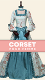 ROBE CORSET LONGUE STYLE RENAISSANCE GRACE
