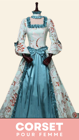 ROBE CORSET LONGUE STYLE RENAISSANCE GRACE