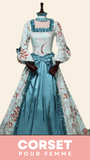 ROBE CORSET LONGUE STYLE RENAISSANCE GRACE