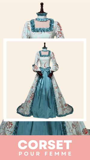 ROBE CORSET LONGUE STYLE RENAISSANCE GRACE
