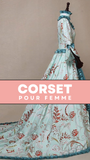 ROBE CORSET LONGUE STYLE RENAISSANCE GRACE