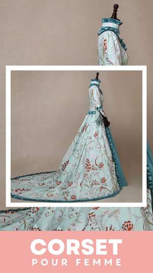 ROBE CORSET LONGUE STYLE RENAISSANCE GRACE