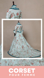 ROBE CORSET LONGUE STYLE RENAISSANCE GRACE