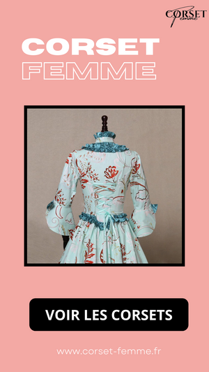 ROBE CORSET LONGUE STYLE RENAISSANCE GRACE