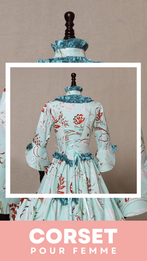 ROBE CORSET LONGUE STYLE RENAISSANCE GRACE