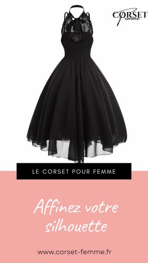 ROBE CORSET GOTHIQUE DOS NU LAYLAH