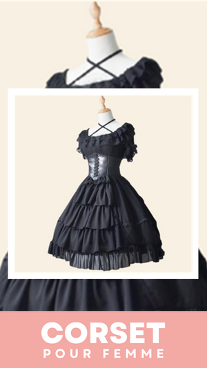 ROBE AVEC CORSET GOTHIQUE ANSLEY