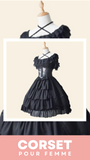 ROBE AVEC CORSET GOTHIQUE ANSLEY