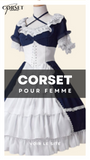 ROBE AVEC CORSET GOTHIQUE LESLIE