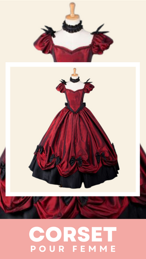 ROBE CORSET VINTAGE RENAISSANCE WHITLEY