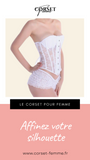 CORSET SEXY TRANSPARENT EN DENTELLE ADELINA