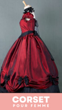 ROBE CORSET VINTAGE RENAISSANCE WHITLEY