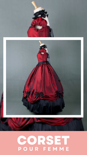 ROBE CORSET VINTAGE RENAISSANCE WHITLEY