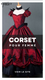 ROBE CORSET VINTAGE RENAISSANCE WHITLEY