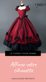 ROBE CORSET VINTAGE RENAISSANCE WHITLEY