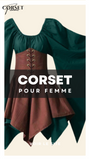 ROBE CORSET ANCIENNE COUPE COURTE SHAY