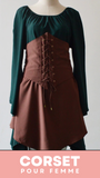 ROBE CORSET ANCIENNE COUPE COURTE SHAY