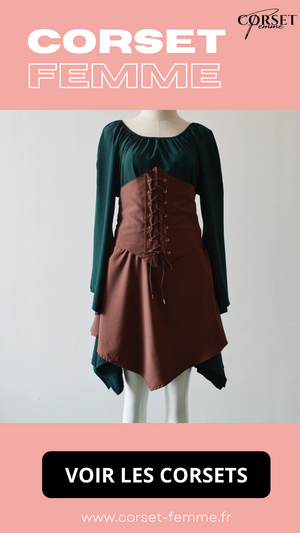 ROBE CORSET ANCIENNE COUPE COURTE SHAY