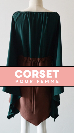 ROBE CORSET ANCIENNE COUPE COURTE SHAY