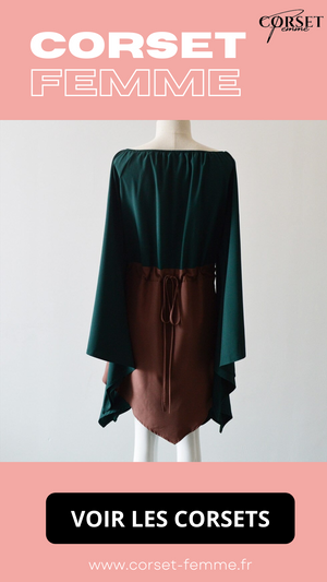 ROBE CORSET ANCIENNE COUPE COURTE SHAY