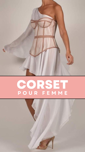 ROBE CHIC AVEC CORSET INTÉGRÉ RAVEN
