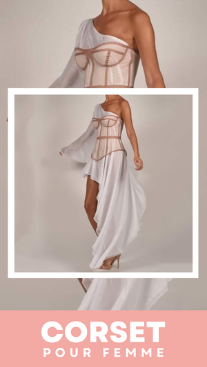 ROBE CHIC AVEC CORSET INTÉGRÉ RAVEN