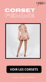 ROBE CORSET MODERNE COUPE COURTE CHARLIE