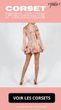 ROBE CORSET MODERNE COUPE COURTE CHARLIE