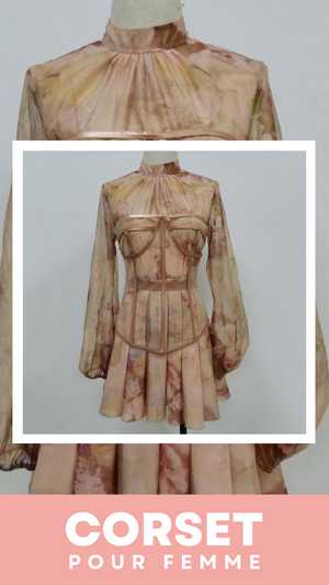 ROBE CORSET MODERNE COUPE COURTE CHARLIE