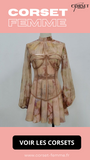 ROBE CORSET MODERNE COUPE COURTE CHARLIE