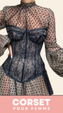 ROBE CORSET MODERNE COUPE COURTE HAYDEN
