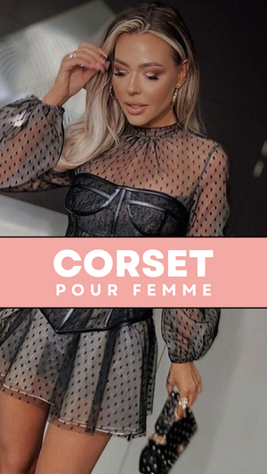 ROBE CORSET MODERNE COUPE COURTE HAYDEN