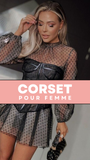 ROBE CORSET MODERNE COUPE COURTE HAYDEN