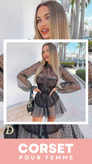 ROBE CORSET MODERNE COUPE COURTE HAYDEN