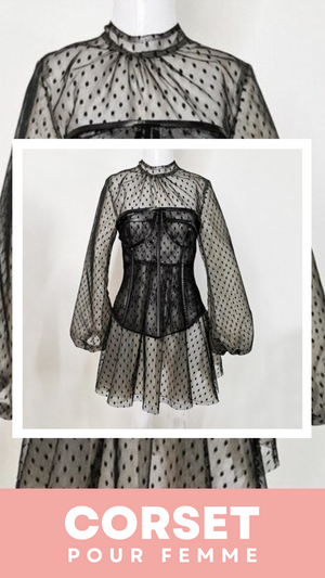 ROBE CORSET MODERNE COUPE COURTE HAYDEN