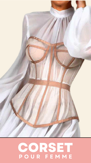 ROBE CORSET MODERNE COUPE COURTE FRANCES