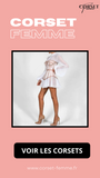 ROBE CORSET MODERNE COUPE COURTE FRANCES