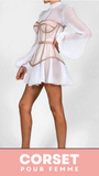 ROBE CORSET MODERNE COUPE COURTE FRANCES