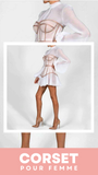 ROBE CORSET MODERNE COUPE COURTE FRANCES